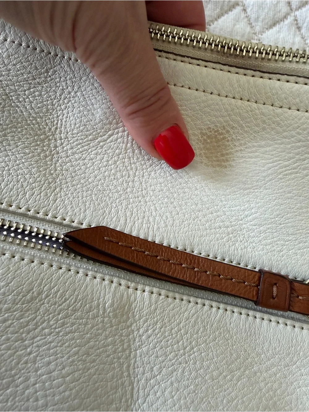 Coach pebbled leather